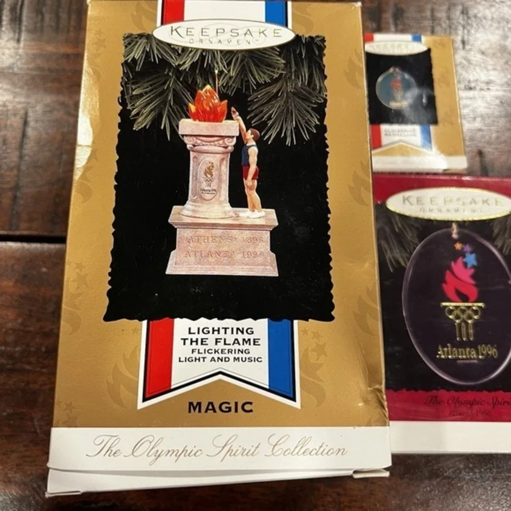 3 VTG Hallmark Keepsake Ornament - The Olympic Spirit Atlanta 1996 & More!‎
